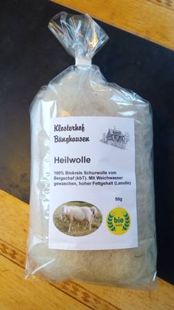 Klosterhofs Biokreis-Heilwolle - zur Abholung in Ehrenfeld und Lindenthal