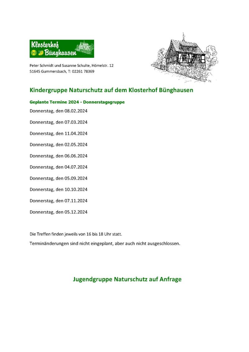 Kindergruppe Naturschutz