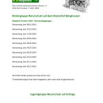 Kindergruppe Naturschutz