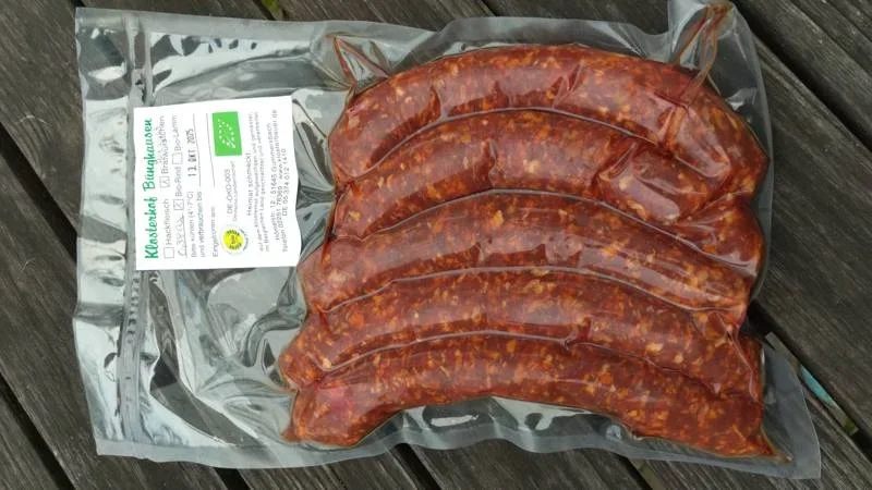 Klosterhofs Bio-Merguez-Rindsbratwürstchen