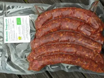 Klosterhofs Bio-Merguez-Rindsbratwürstchen